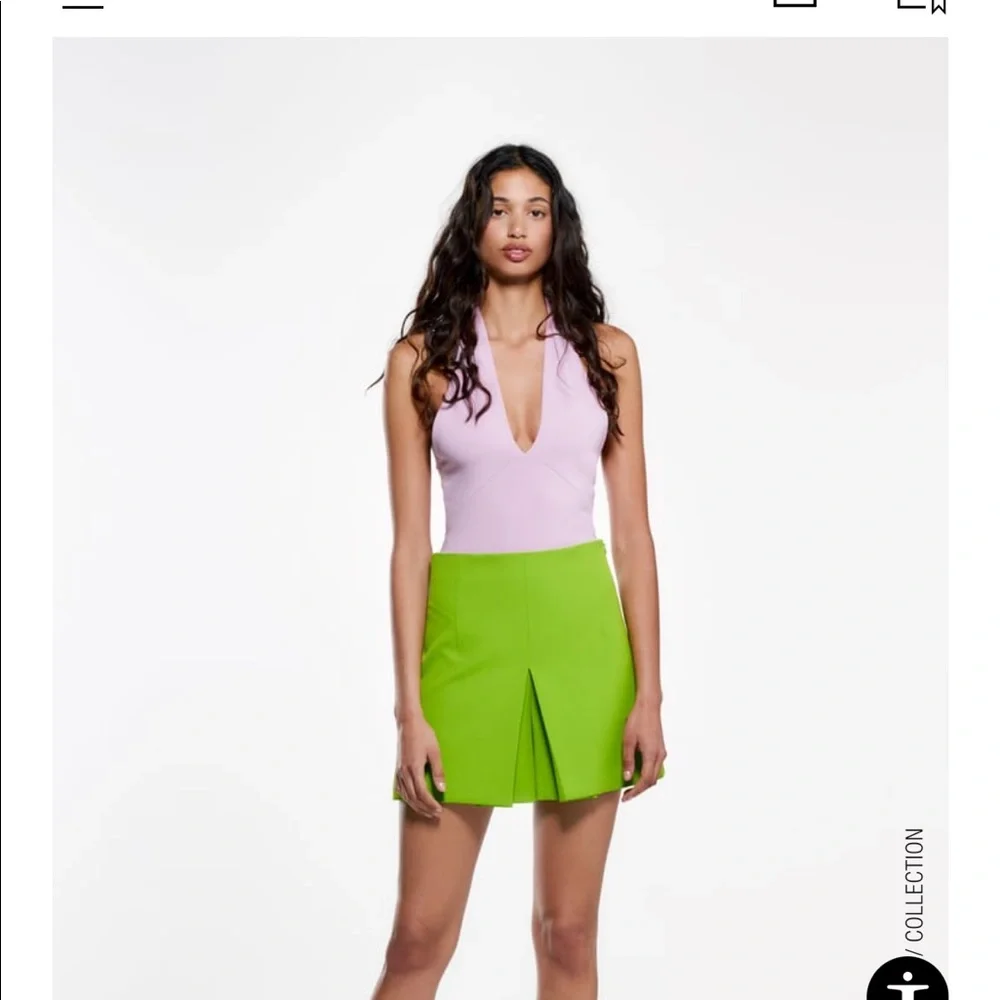 purple mauve halter one piece bodysuit - Picture 2 of 12